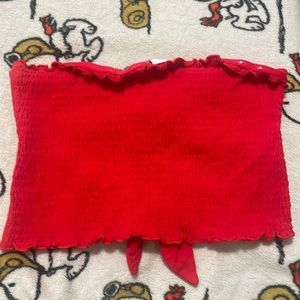 Red Holister Crop tube top ❤️